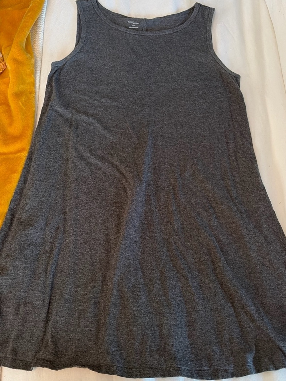 Daily Ritual Charcoal Gray Tank Dress